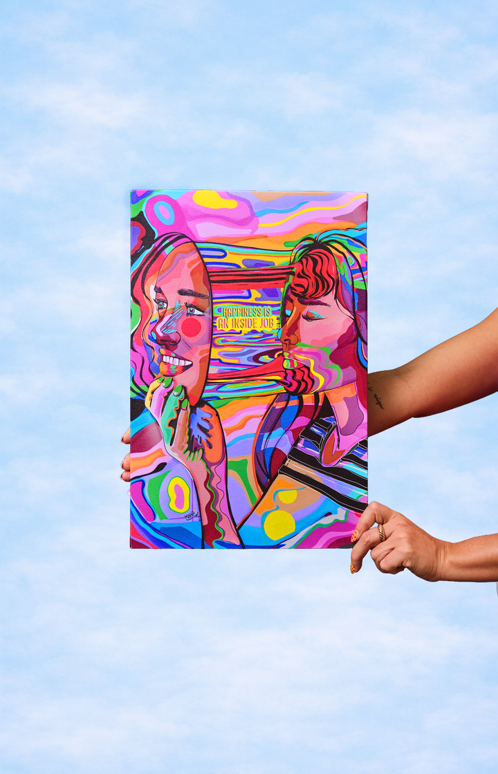 Happiness Is An Inside Job Canvas Print