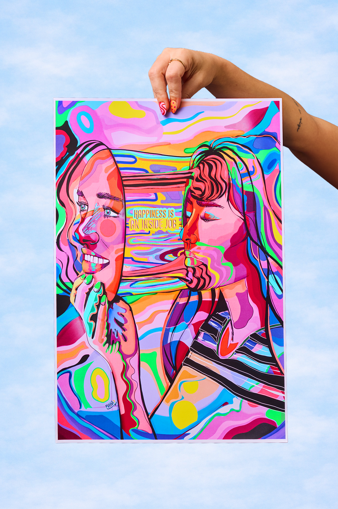 Happiness Is an Inside Job Print