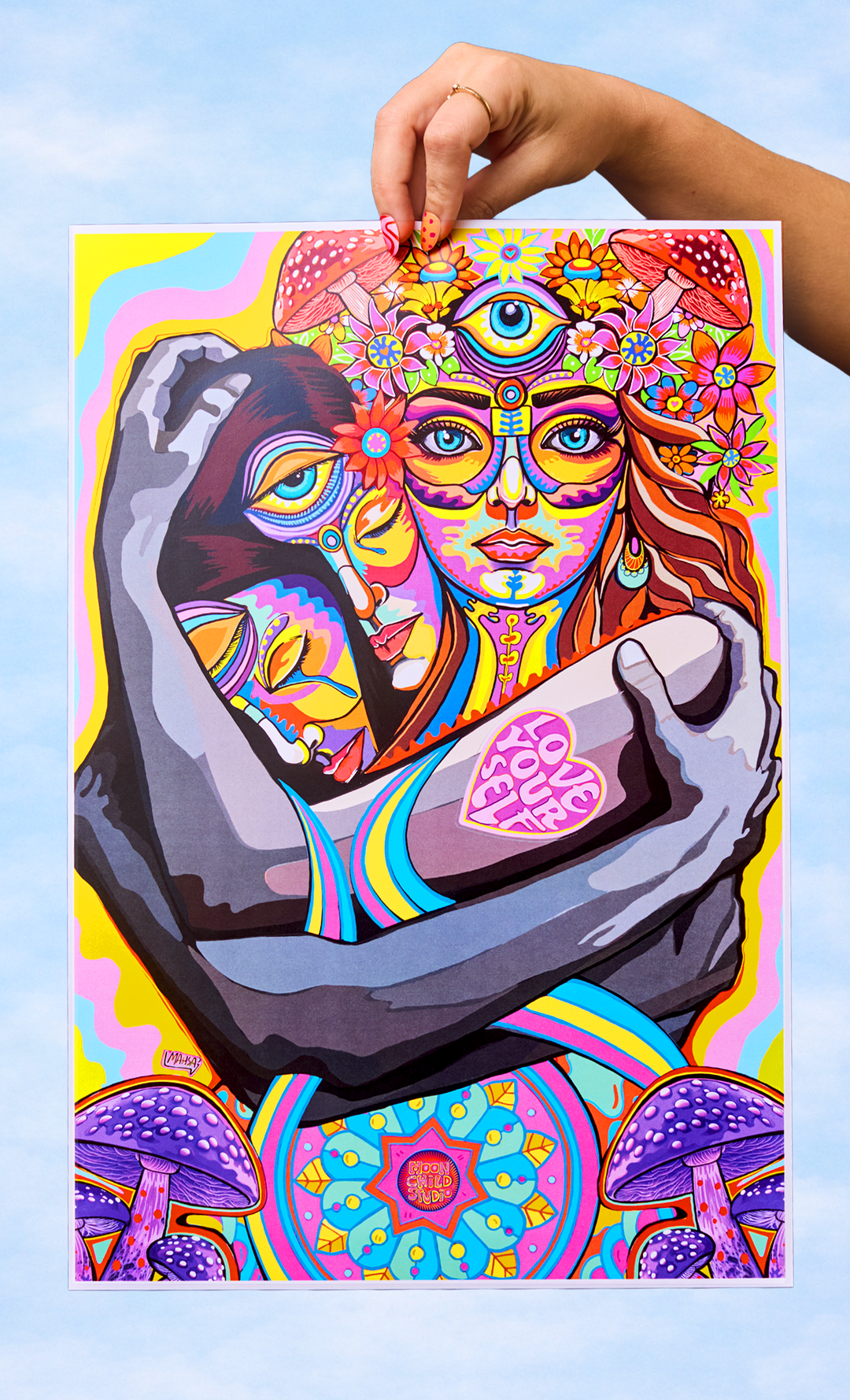 Love Yourself Art Print